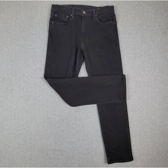 Levi's Men's Straight Jeans - Black - Picture 1 of 16